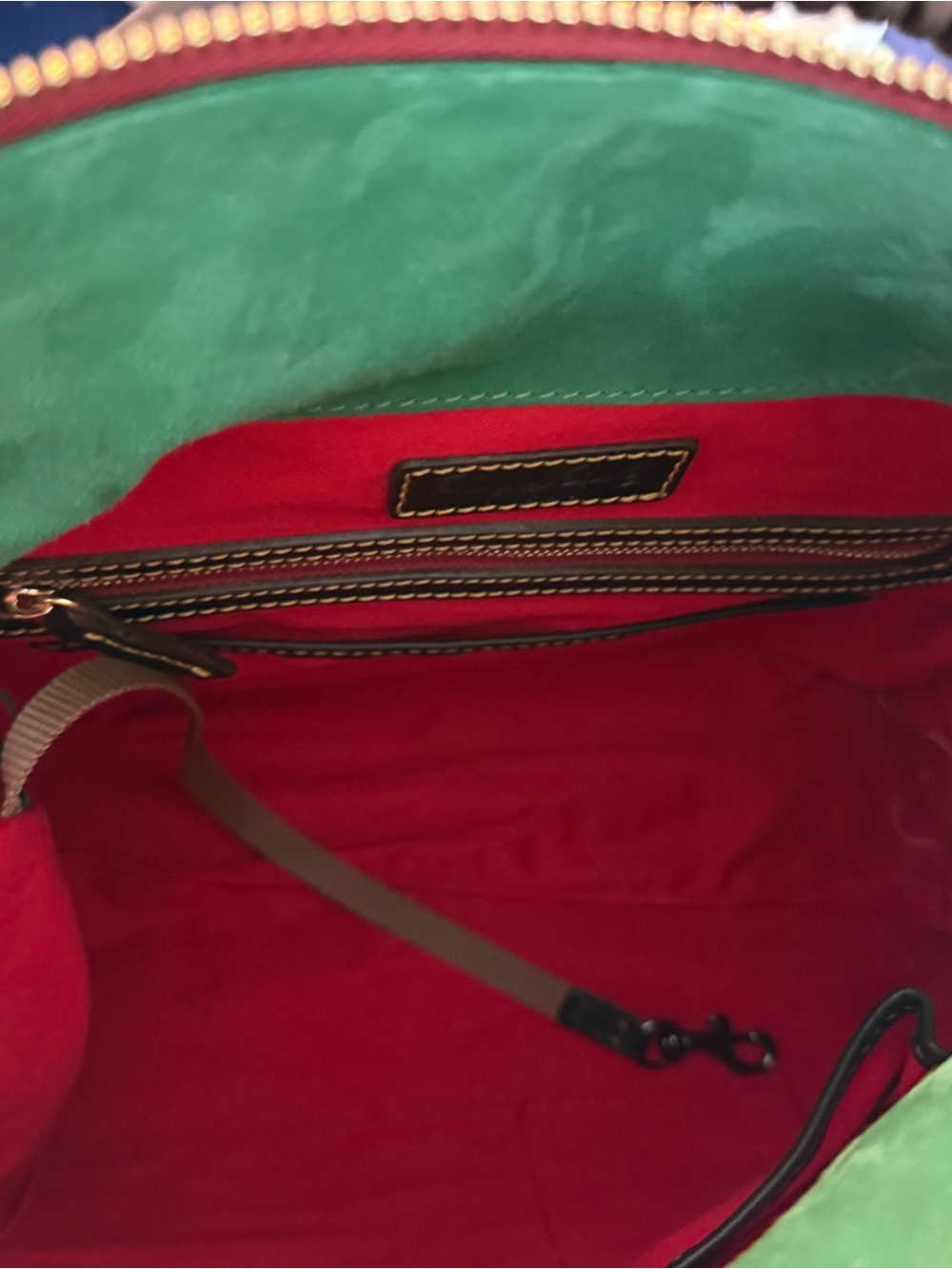Dooney and Bourke Florentine Satchel in Brown Tmoro - Picture 8 of 8